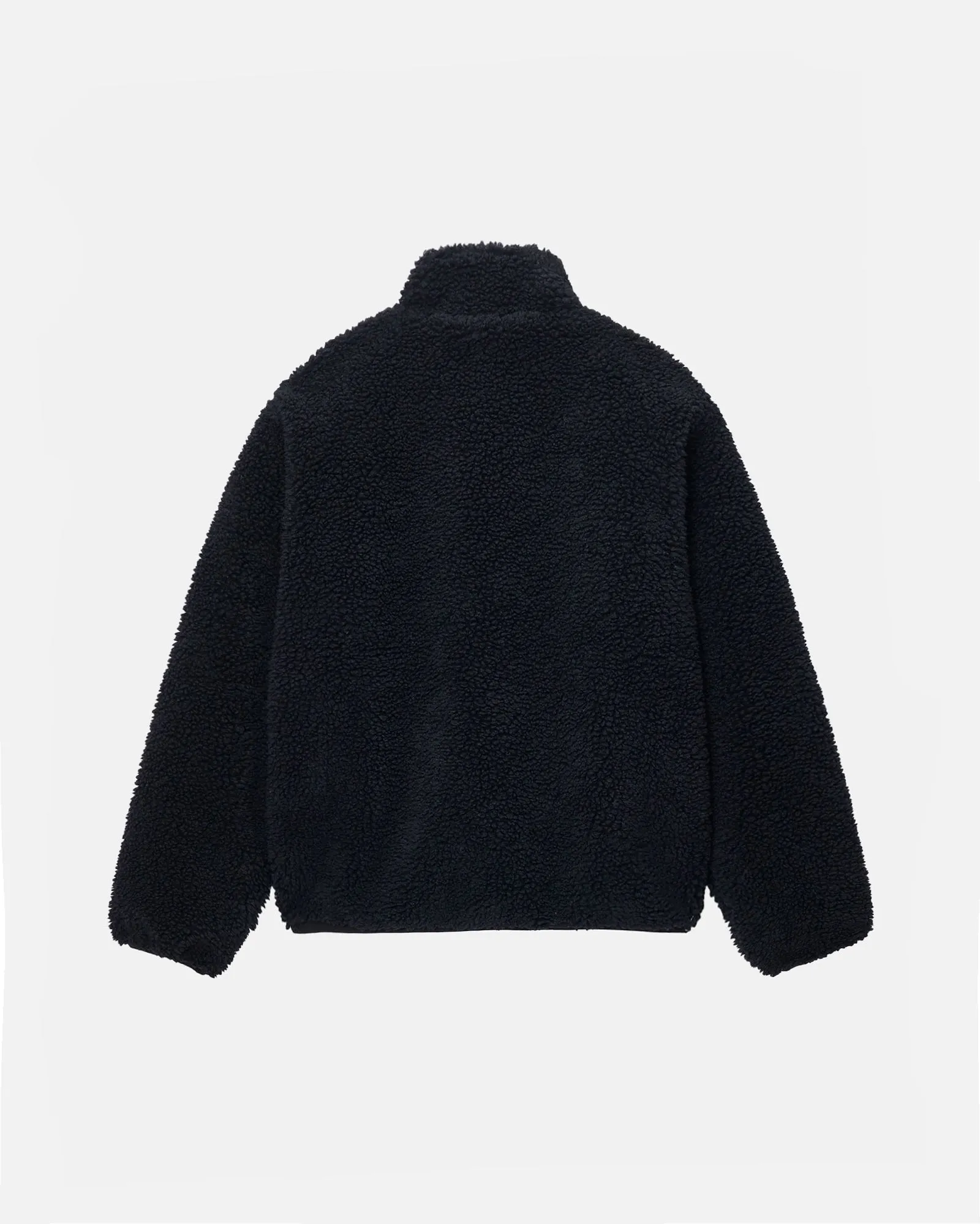 STUSSY SHERPA REVERSIBLE JACKET-BLACK